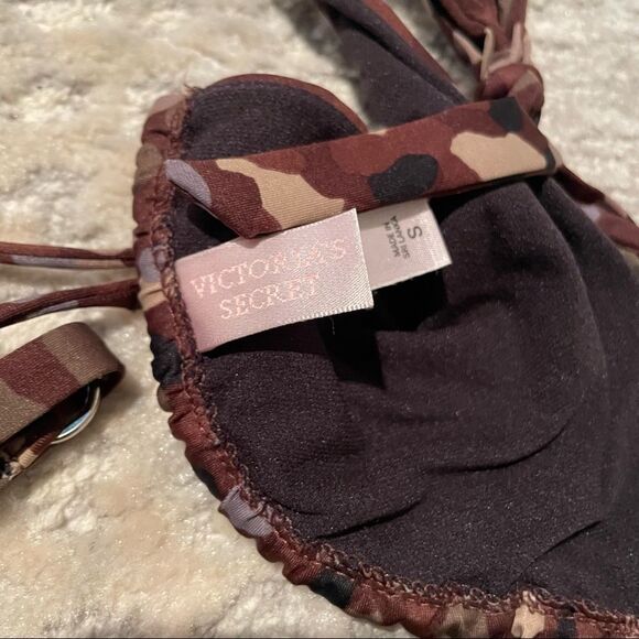 VICTORIA’S Secret Y2k Camo Bikini Bottom: M Top: S - Picture 10 of 11